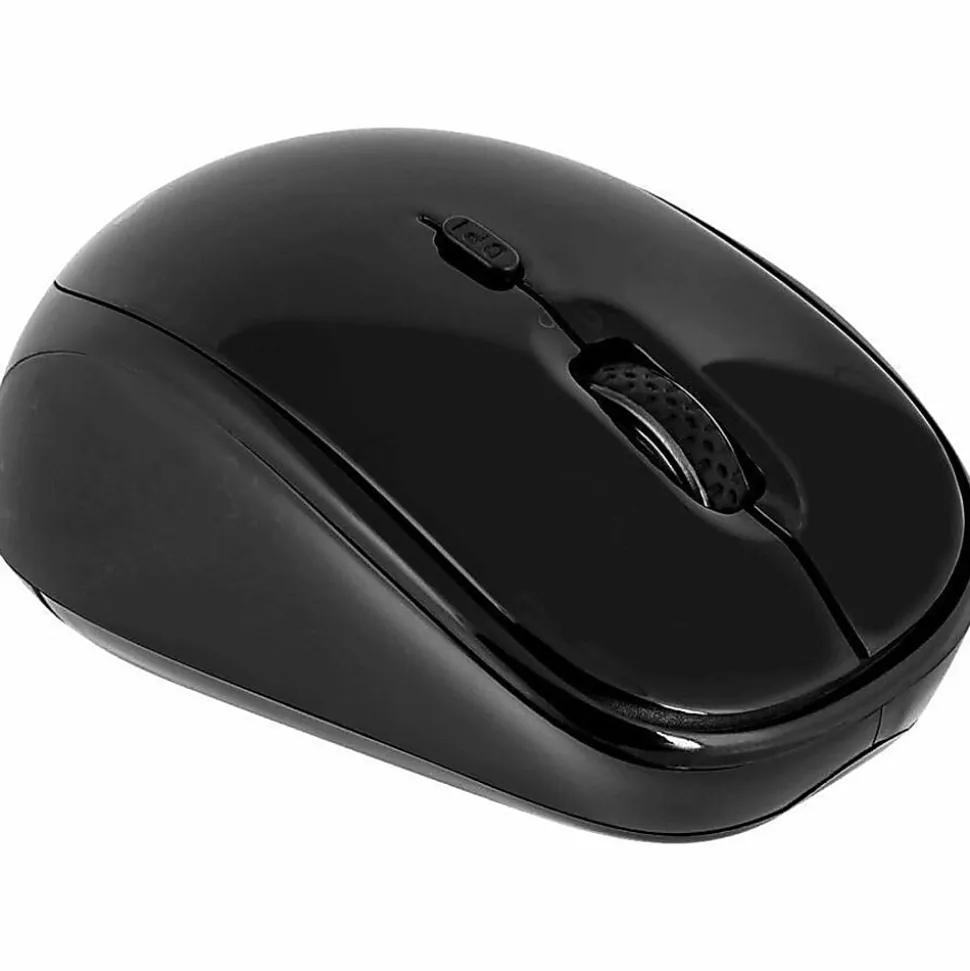 Targus Wireless Optical Mouse, Full Size, Black/Gray, AMW50US