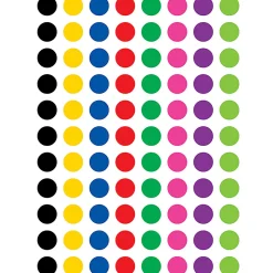 Teacher Created Resources® Mini Stickers, Colorful Circles, 1,144 Stickers Per Pack, Set Of 6 Packs