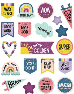 Teacher Created Resources Stickers, Oh Happy Day, Pack Of 120 Stickers