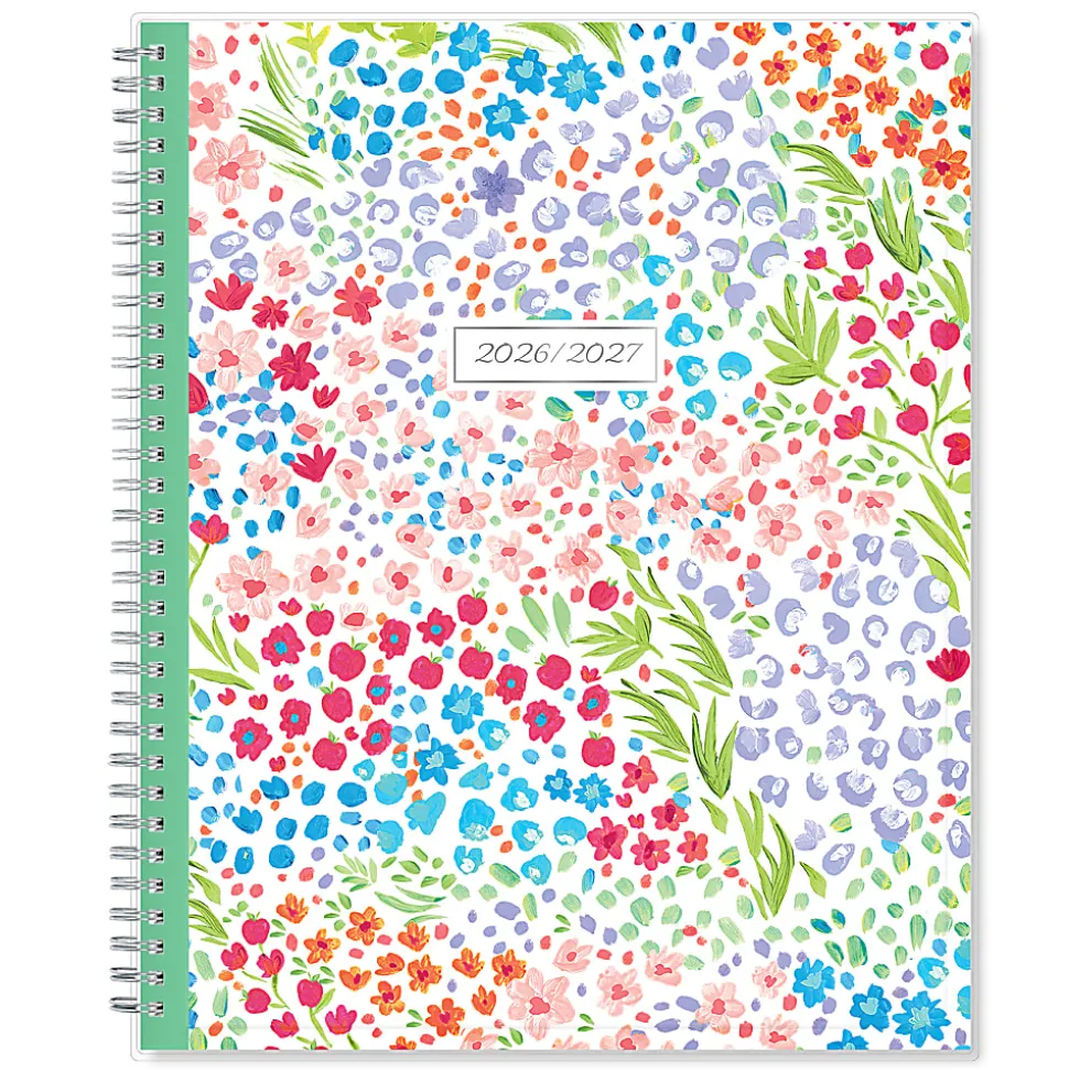 Teacher Lesson Planner BS Ditsy Dapple 8.5x11 AY26–27 W/M