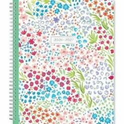 Teacher Lesson Planner BS Ditsy Dapple 8.5x11 AY26–27 W/M