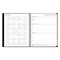 Teacher Lesson Planner BS Solid Black PP 8.5x11 AY26–27 W/M