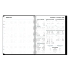 Teacher Lesson Planner BS Solid Black PP 8.5x11 AY26–27 W/M