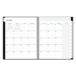 Teacher Lesson Planner BS Solid Black PP 8.5x11 AY26–27 W/M