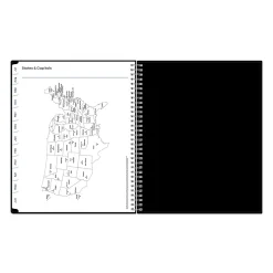 Teacher Lesson Planner BS Solid Black PP 8.5x11 AY26–27 W/M