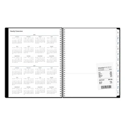 Teacher Lesson Planner BS Solid Black PP 8.5x11 AY26–27 W/M