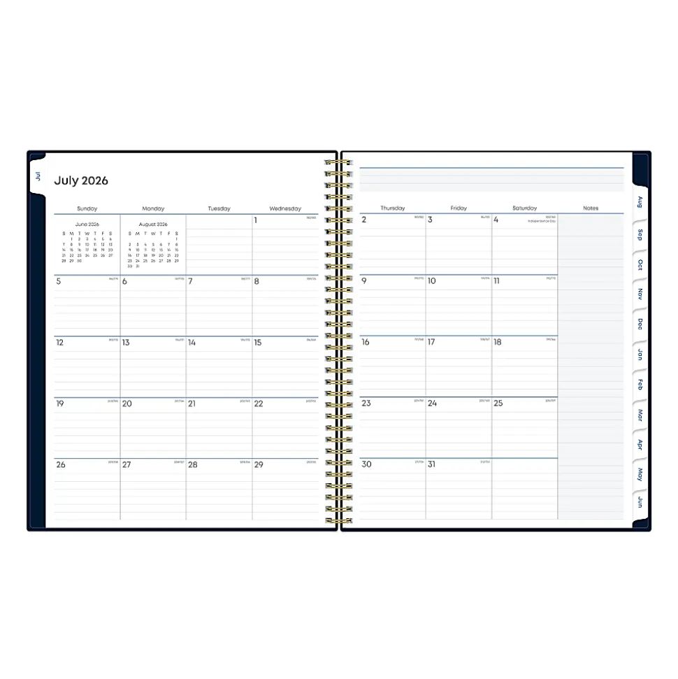Teacher Lesson Planner BS Solid Navy PP 8.5x11 AY26–27