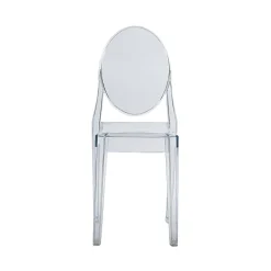 Techni Home Acrylic Ghost Event Stacking Chairs, Clear, Total Qty 4