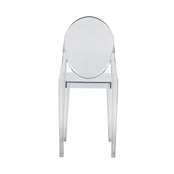Techni Home Acrylic Ghost Event Stacking Chairs, Clear, Total Qty 4