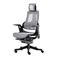 Techni Mobili Ergonomic Mesh High-Back Executive Office Chair, Gray, RTA1818CGRY