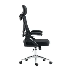 Techni Mobili Ergonomic Mesh High-Back Executive Office Chair, Black