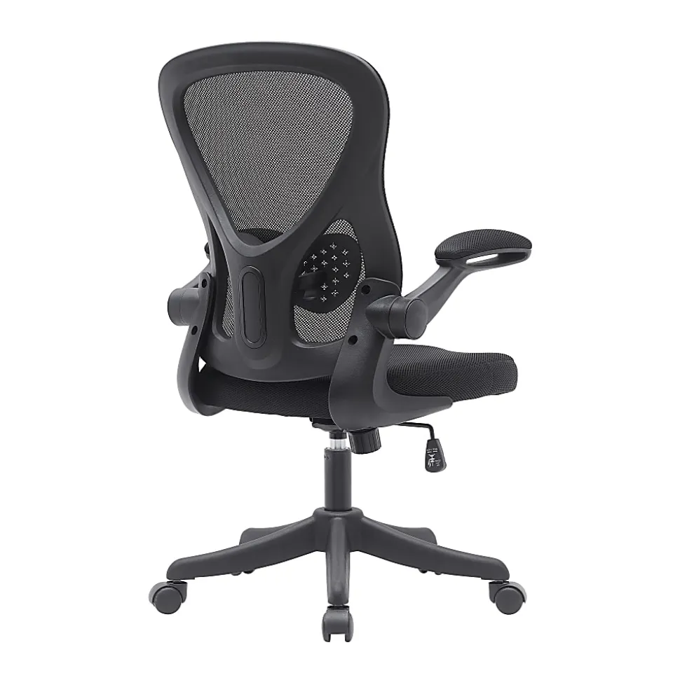 Techni Mobili Ergonomic Mesh High-Back Task Chair, Black