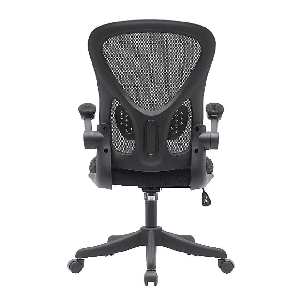 Techni Mobili Ergonomic Mesh High-Back Task Chair, Black