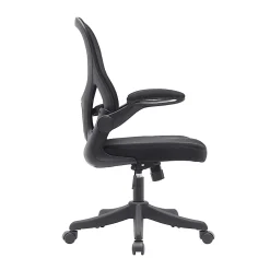 Techni Mobili Ergonomic Mesh High-Back Task Chair, Black