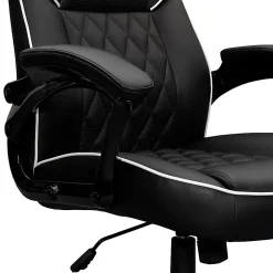 Techni Mobili High-Back Executive Sport Race Office Chair, Black, Total Qty 1