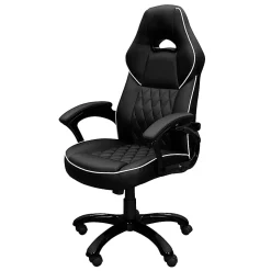 Techni Mobili High-Back Executive Sport Race Office Chair, Black, Total Qty 1