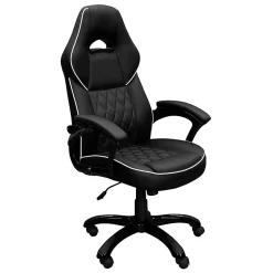 Techni Mobili High-Back Executive Sport Race Office Chair, Black, Total Qty 1