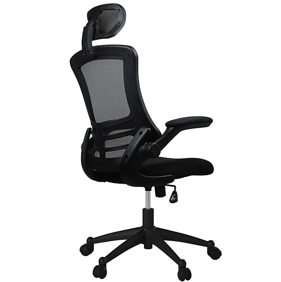 Techni Mobili Modern Ergonomic Mesh High-Back Executive Office Chair, Black, Total Qty 1