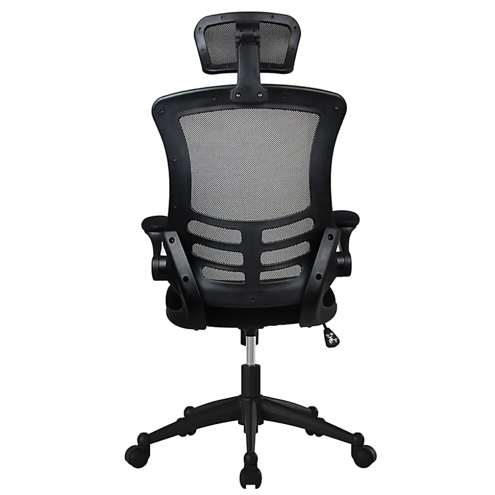 Techni Mobili Modern Ergonomic Mesh High-Back Executive Office Chair, Black, Total Qty 1