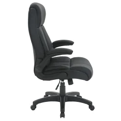 Techni Mobili RTA-4902-BK Faux Leather Executive Office Chair, Black
