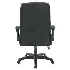 Techni Mobili RTA-4902-BK Faux Leather Executive Office Chair, Black