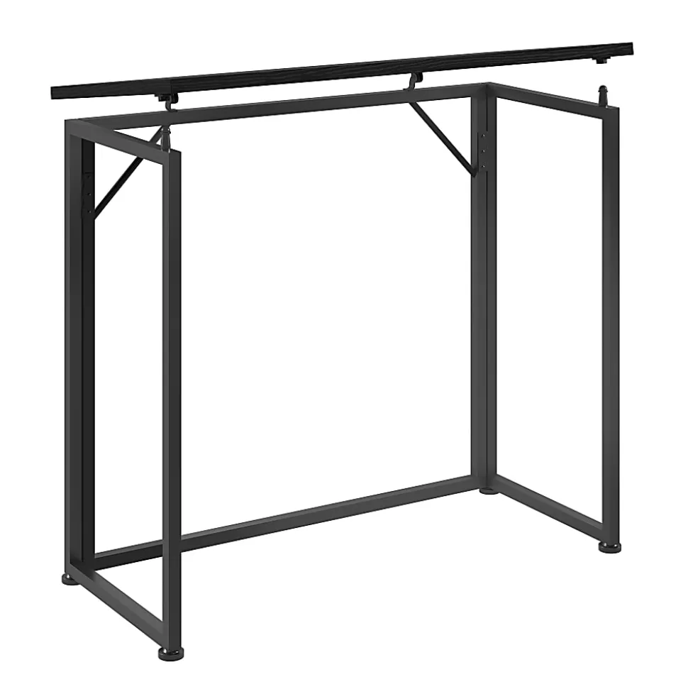 Techni Mobili 32”W Folding Writing Desk, Black, Total Qty 1