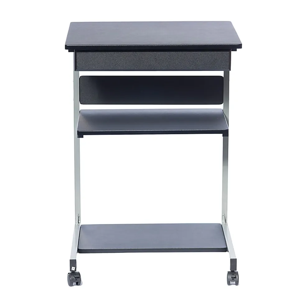 Techni Mobili 22"W Laptop Table Standing Desk, Graphite