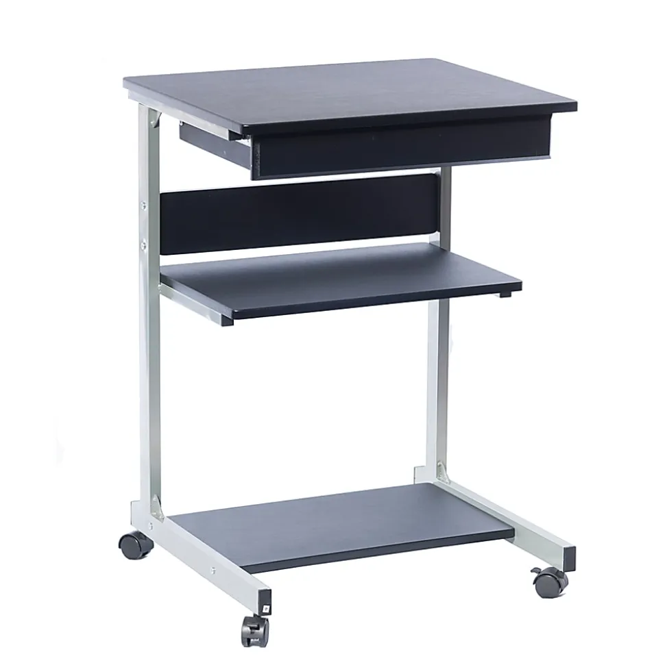 Techni Mobili 22"W Laptop Table Standing Desk, Graphite