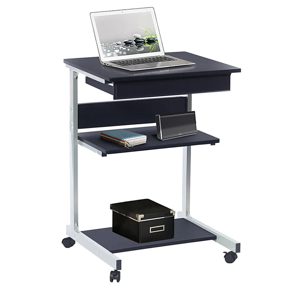 Techni Mobili 22"W Laptop Table Standing Desk, Graphite