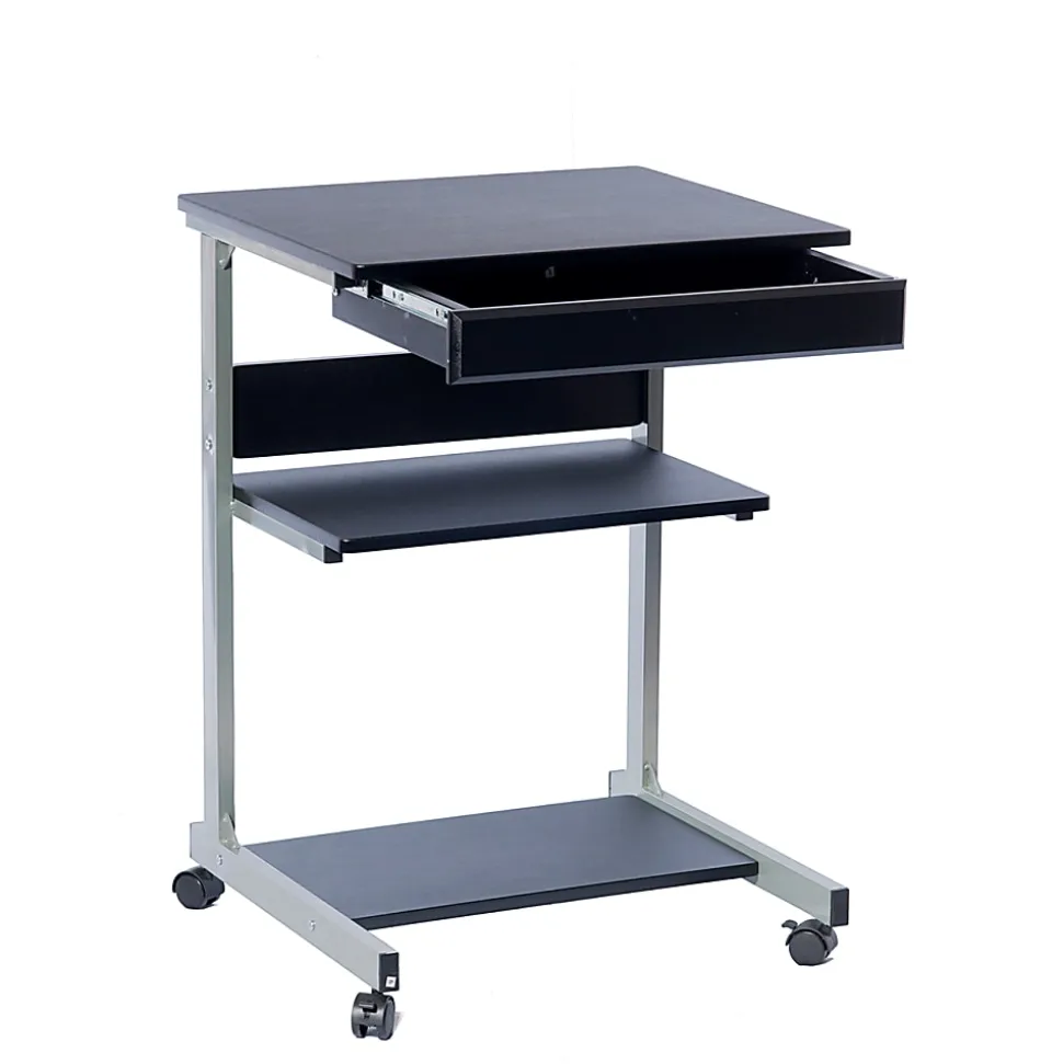 Techni Mobili 22"W Laptop Table Standing Desk, Graphite