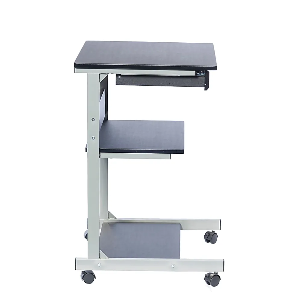 Techni Mobili 22"W Laptop Table Standing Desk, Graphite