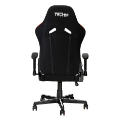 Techni Sport Echo 2.0 Ergonomic Fabric Computer Gaming Chair, Red/Black