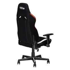 Techni Sport Echo 2.0 Ergonomic Fabric Computer Gaming Chair, Red/Black