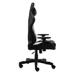 Techni Sport Ergonomic Faux Leather Computer Gaming Chair, White/Black