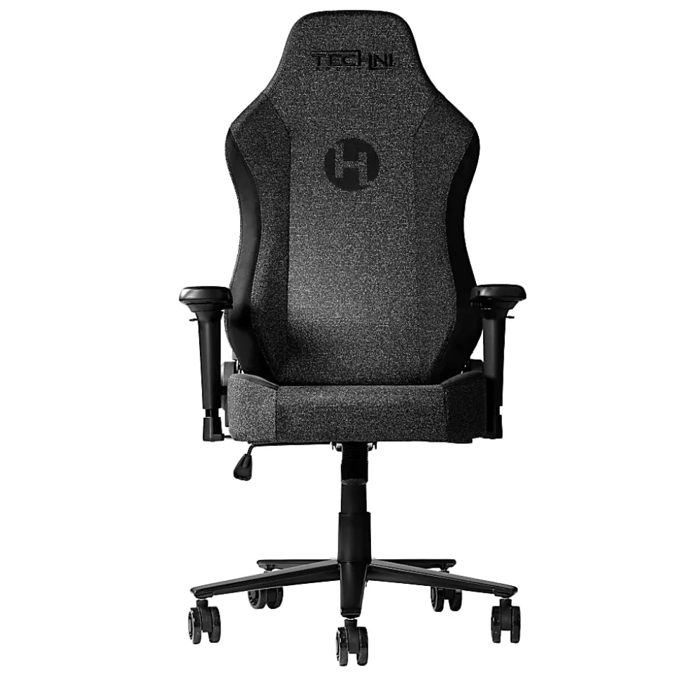Techni Sport Orion Series Ergonomic Fabric Computer Gaming Chair, Black
