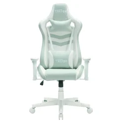 Techni Sport Pastel Series Ergonomic Faux Leather Computer Gaming Chair, Mint Green
