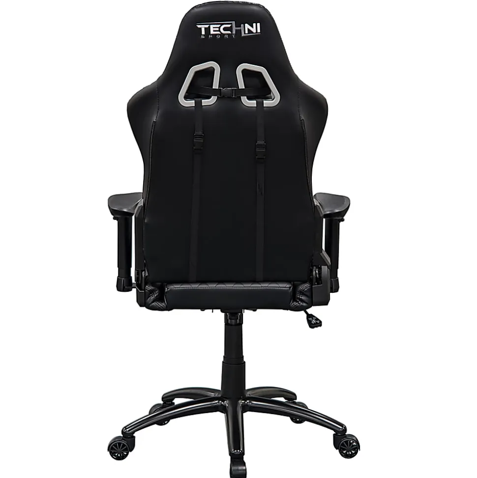 Techni Sport TS51-BK Ergonomic Faux Leather Computer Gaming Chair