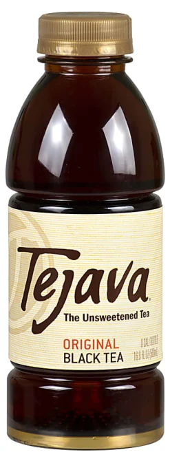 Tejava Original Unsweetened Black Tea Bags, 16.9 Oz, Carton Of 12