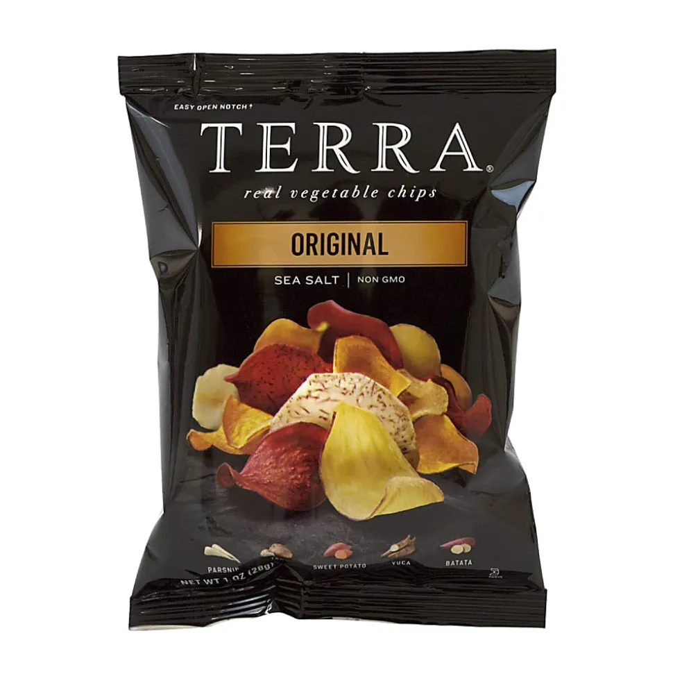Terra Real Vegetable Chips, Original, 1 Oz, Pack Of 24