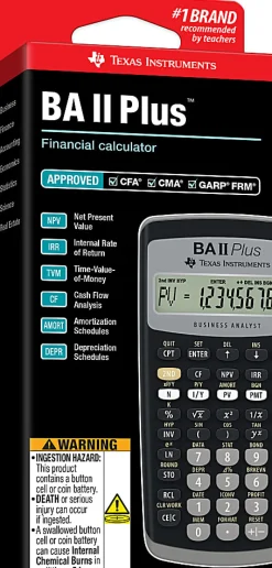 Texas Instruments® BA II Plus Financial Calculator
