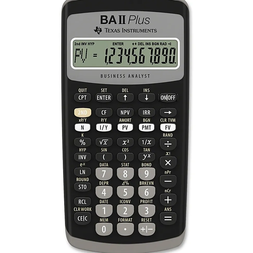 Texas Instruments® BA II Plus Financial Calculator