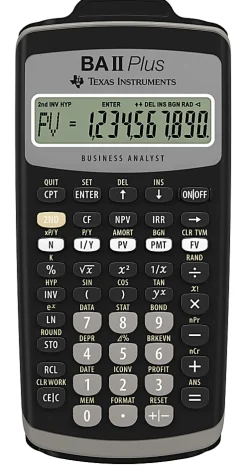 Texas Instruments® BA II Plus Financial Calculator