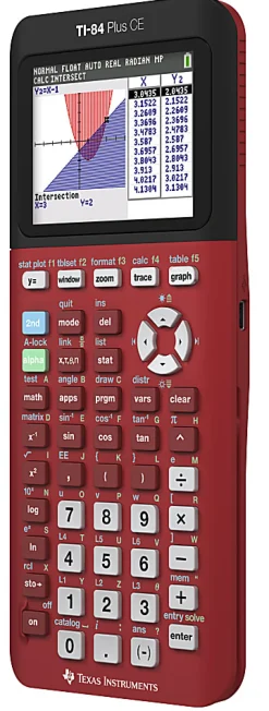 Texas Instruments Familiar TI-84 Plus Graphing Calculator