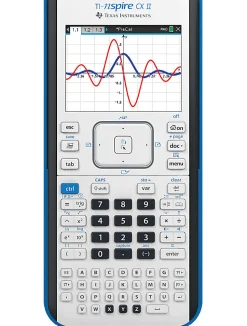 Texas Instruments Nspire CX II CAS Graphing Calculator - Rechargeable, Computer Algebra System (CAS) - Battery Powered - 2"x7.3"x11.8" - Gray
