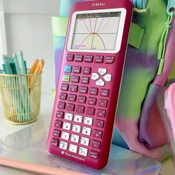 Texas Instruments TI-84 Evo Graphing Calculator, Raspberry Metallic, Total Qty 1