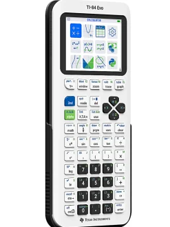 Texas Instruments TI-84 Evo Graphing Calculator, White, Total Qty 1