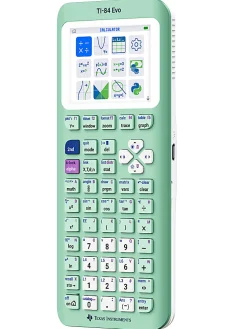 Texas Instruments TI-84 Evo Graphing Calculator, Mint, Total Qty 1
