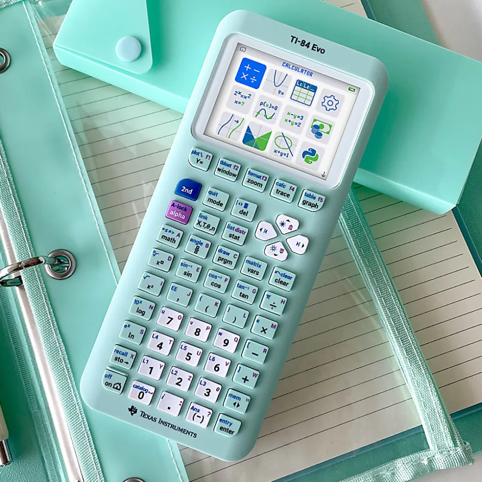 Texas Instruments TI-84 Evo Graphing Calculator, Mint, Total Qty 1