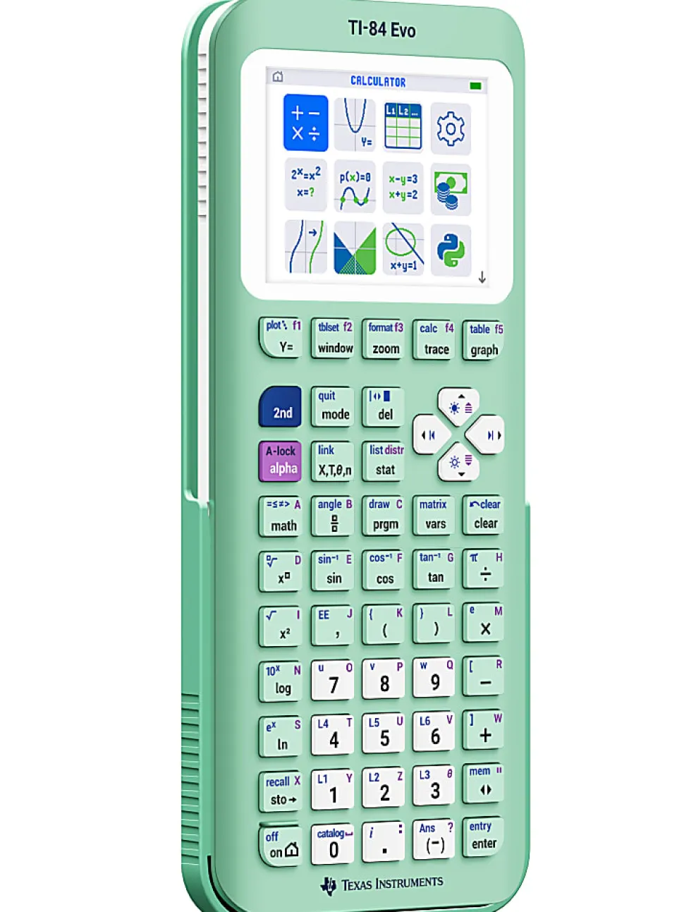 Texas Instruments TI-84 Evo Graphing Calculator, Mint, Total Qty 1