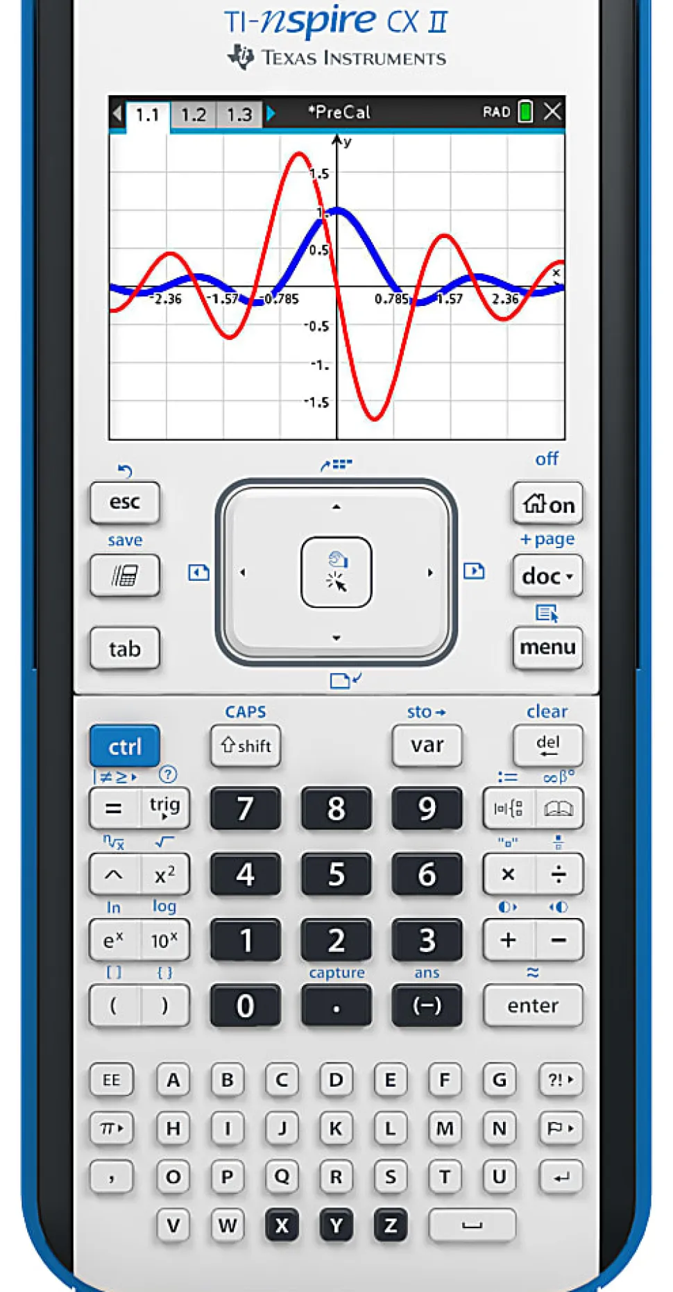 Texas Instruments® TI-Nspire Color Graphing Calculator, NSCX2/TBL/1L1